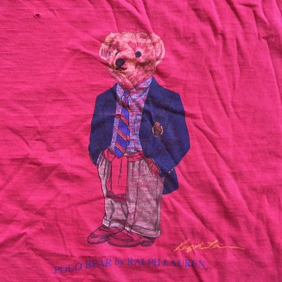 Vtg Polo Bear by Ralph Lauren. Made in USA.